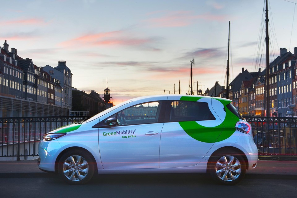 GreenMobility rijdt in Antwerpen al rond met een volledig elektrische autovloot. 