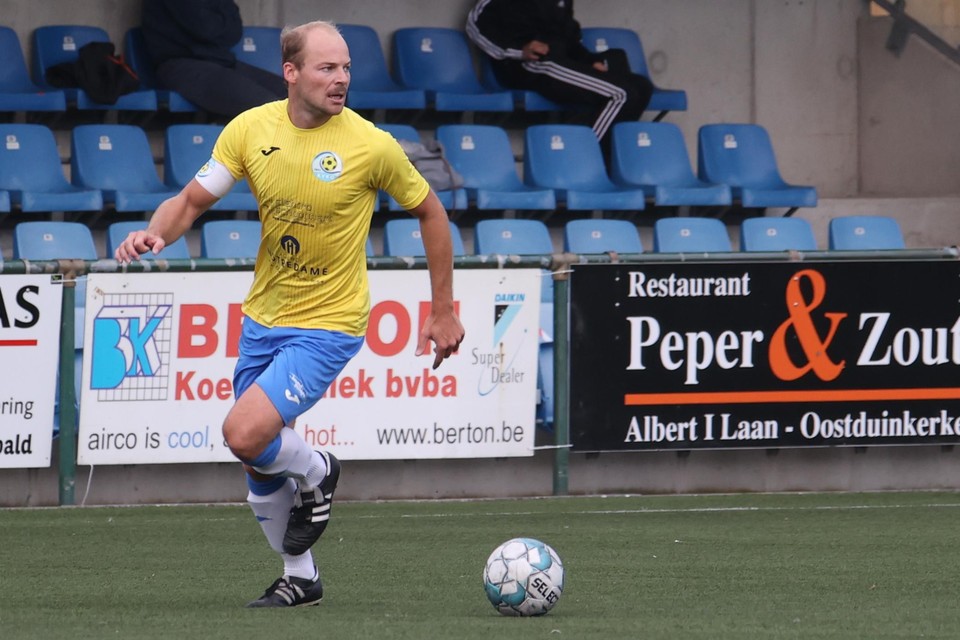 Gert-Jan Bentein is aan zijn laatste seizoen bezig bij KV Koksijde-Oostduinkerke. 