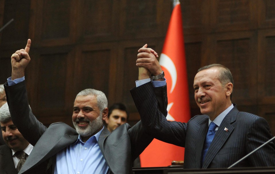 Haniyeh en Erdogan