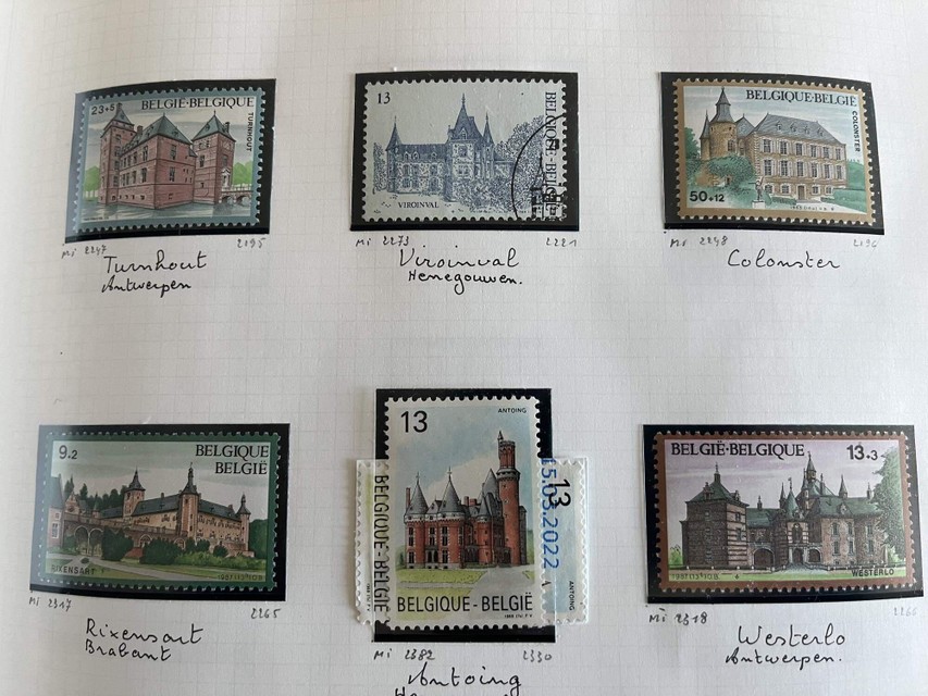 He used to collect stamps from castles, now selfies.