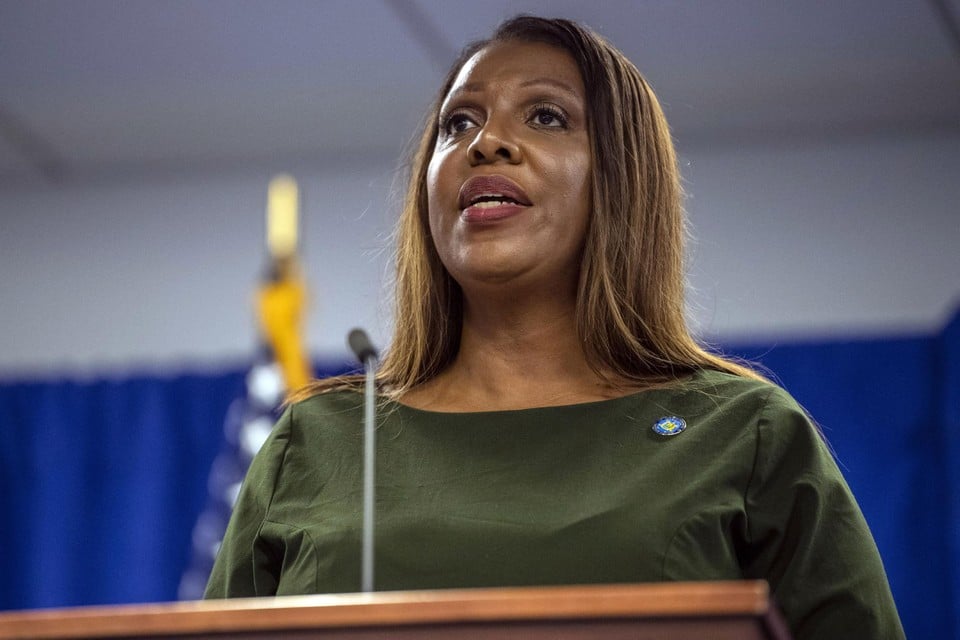 Openbaar aanklager van New York, Democrate Letitia James.