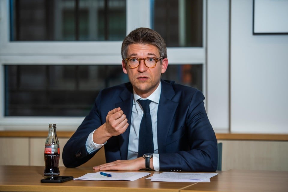 Pierre-Yves Dermagne, PS-minister van Werk.