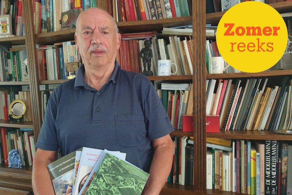 Freddy De Chou met zijn publicaties over Schendelbeke: “Mijn liefde voor de geschiedenis van stad en streek is zeer groot.”  