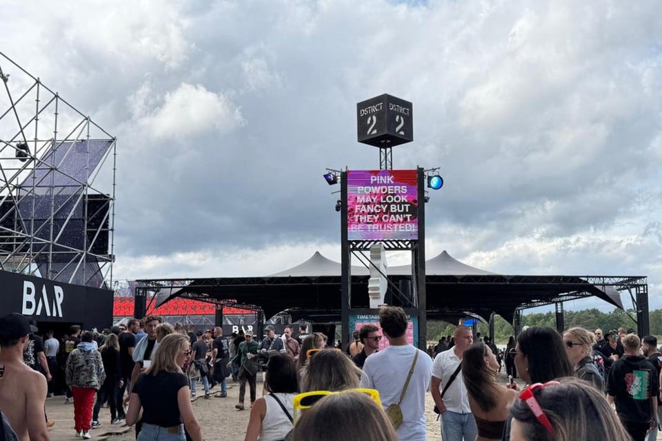 Extrema Outdoor warns against ‘Pink Powder’ at the festival: « Dangerous combination of drugs » (Houthalen-Helchteren)