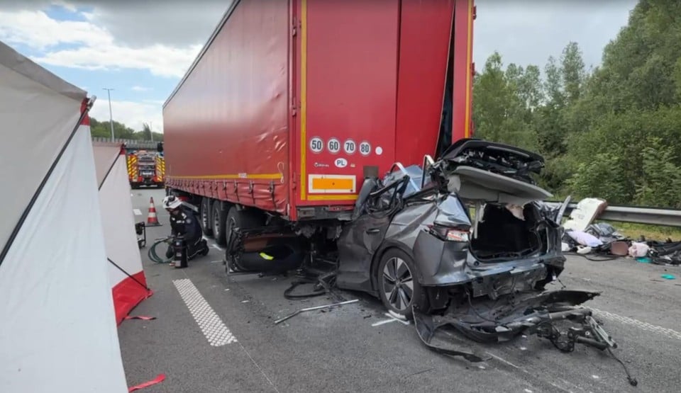 Heavy accident on A12 in Ekeren