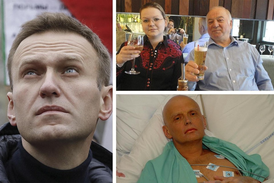 Navalny, Skripal en Litvinenko: laatstgenoemde overleefde het niet, maar de vergiftigingen liepen vaak uit op een ongeluk.