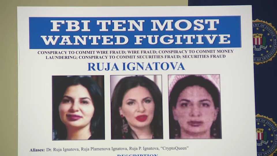 De Bulgaarse ‘cryptoqueen’ Ruja Ignatova staat op de Most Wanted-lijst van de FBI.