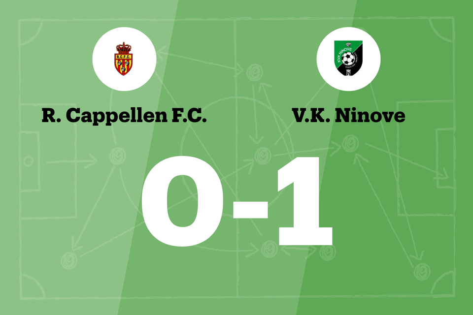 Hertveldt Is Goud Waard Voor KVK Ninove Tegen Cappellen FC (Ninove ...