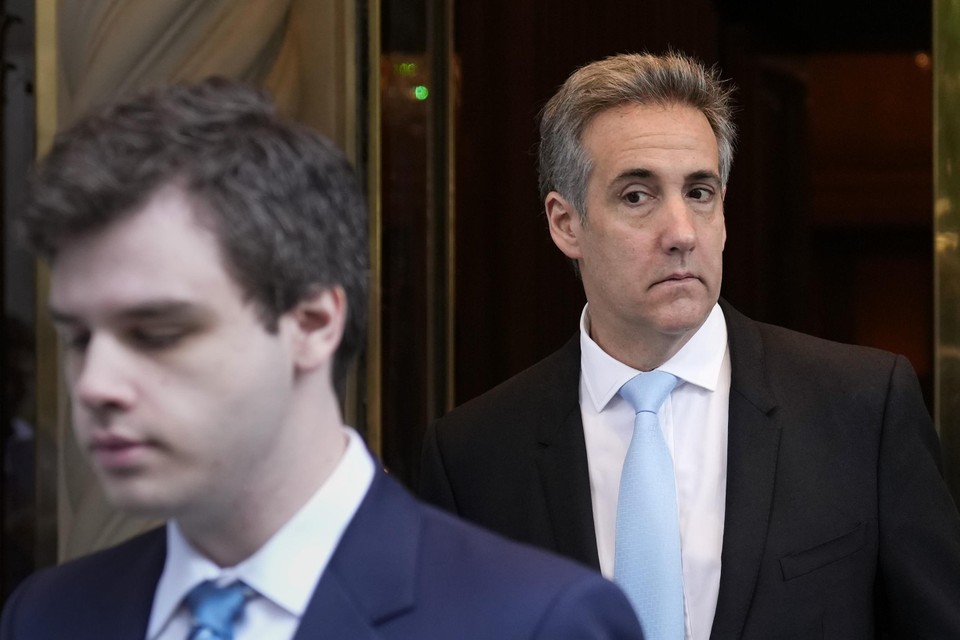 Michael Cohen, vroeger trouwe bondgenoot, nu vijand van Trump.