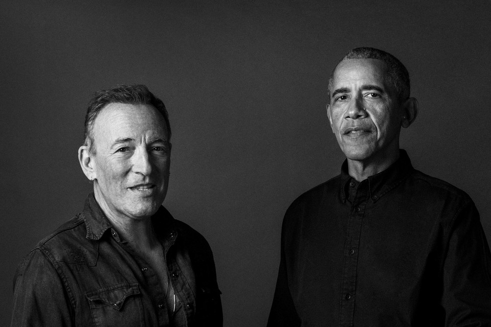 Bruce Springsteen en Barack Obama 