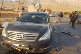 thumbnail: Volgens de Iraanse regering werd de auto van de atoomfysicus Mohsen Fakhrizadeh vrijdag in een voorstad van de hoofdstad Teheran beschoten door “terroristen”. 