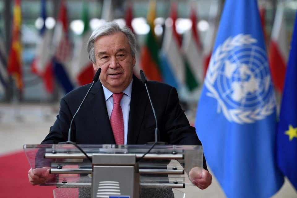 Volgens Antonio Guterres is het “onze taak solidariteit te tonen met de Afghaanse bevolking”.