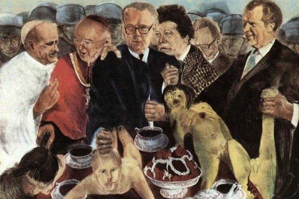 Disappeared painting, too disgusting to hang, is now being opened to the public
