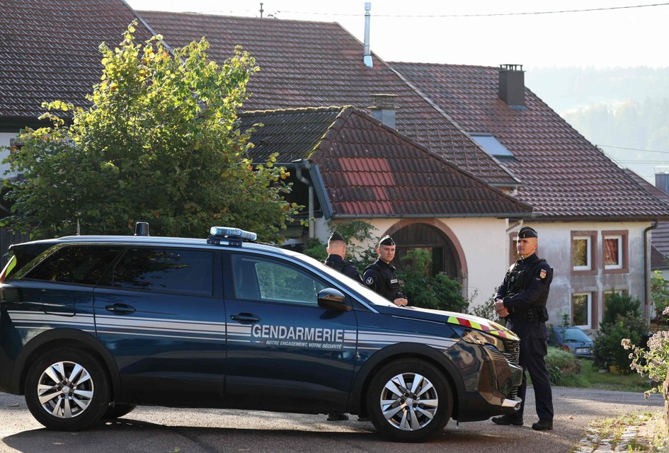 De Franse gendarmerie op zoek naar Lina in oktober 2023