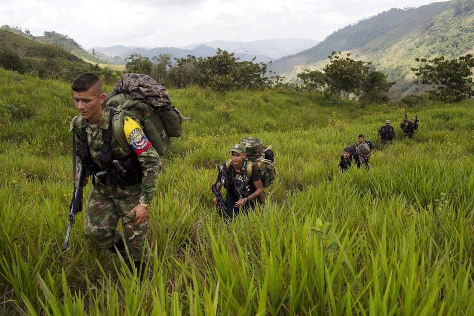 Archiefbeeld: FARC-leden. 
