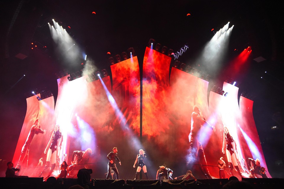 Taylor Swift en haar ‘Reputation Tour’ in 2018.
