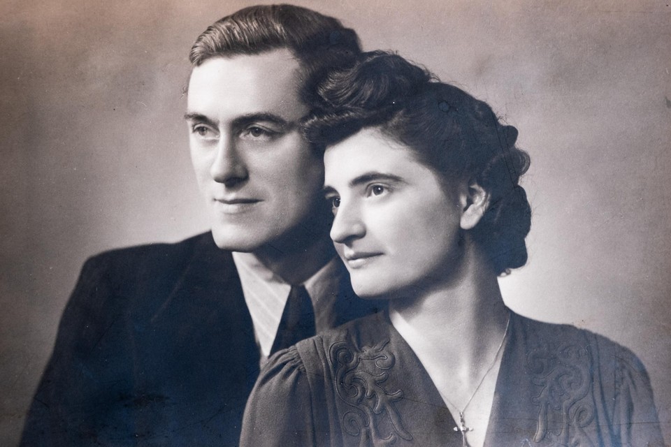 Willy Van Paemel en Yvonne Schollen. Zij volgde hem uit blinde liefde naar Auschwitz. “Ze dacht: als ik dan toch moet sterven, laat het dan in de armen van Willy zijn”, zegt hun dochter Annie. 