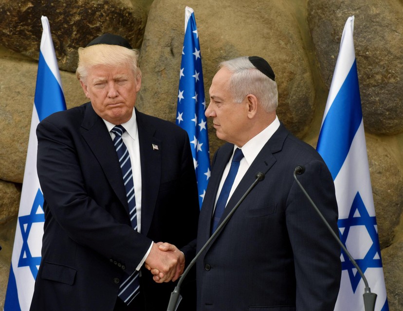 Donald Trump met Benjamin Netanyahu. 