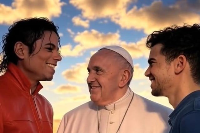 Woede om “enge” en “respectloze” AI-video met paus Franciscus in de hemel