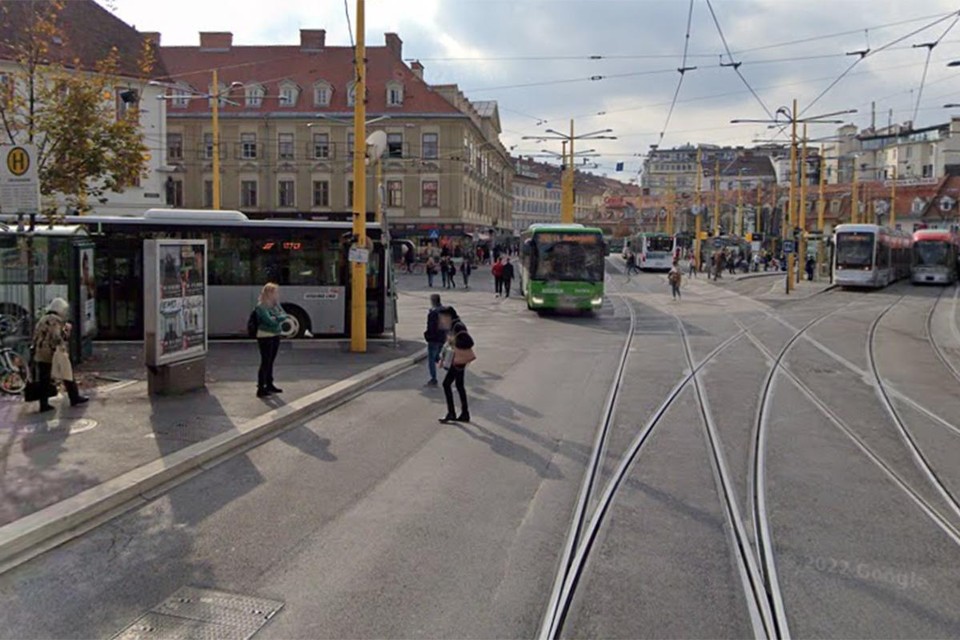 Archiefbeeld: Jakominiplatz in Graz.