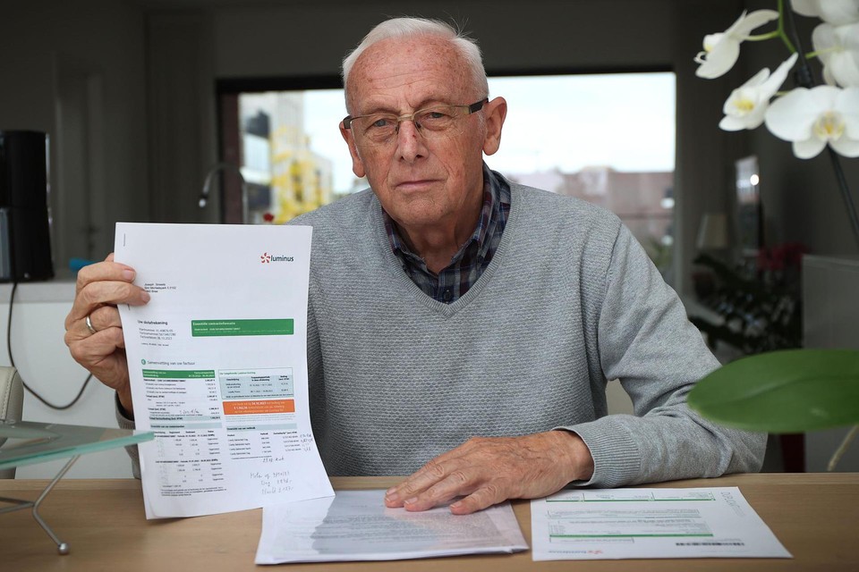 Jef Smeets uit Bree ontving een eindafrekening voor gas en elektriciteit van net geen 5.000 euro.
