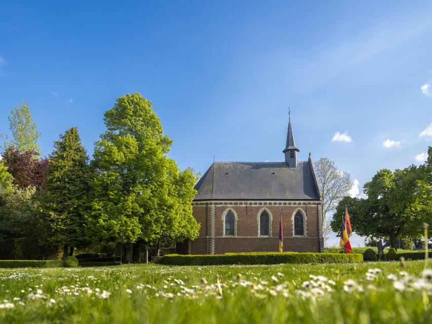 De kapel van Helshoven, een bekend gebedsoord dat in de dertiende eeuw werd gebouwd door de geestelijke orde van de johannieters 