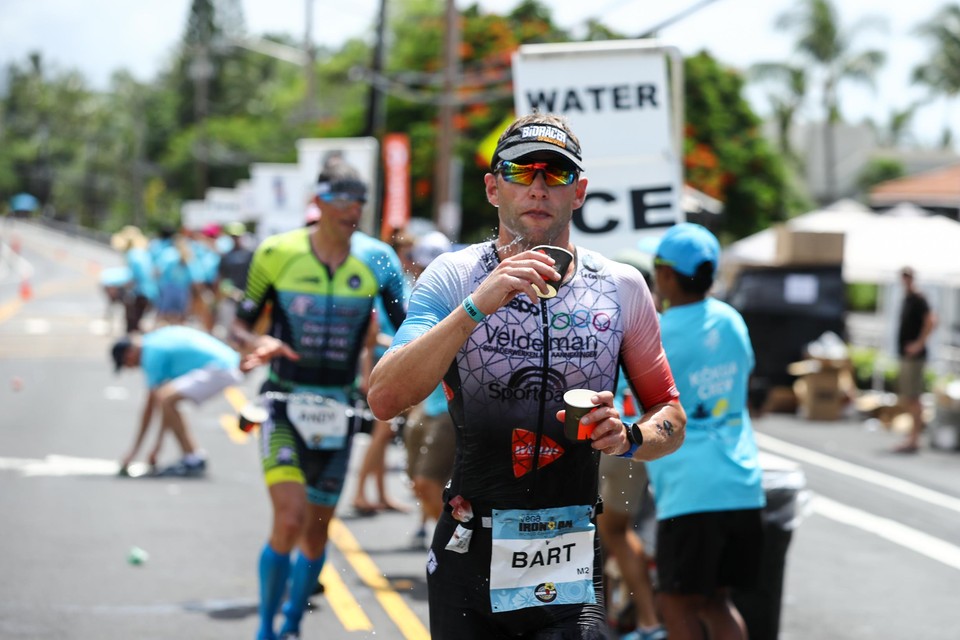 Bart Aernouts tijdens de Ironman van Hawaï in 2019