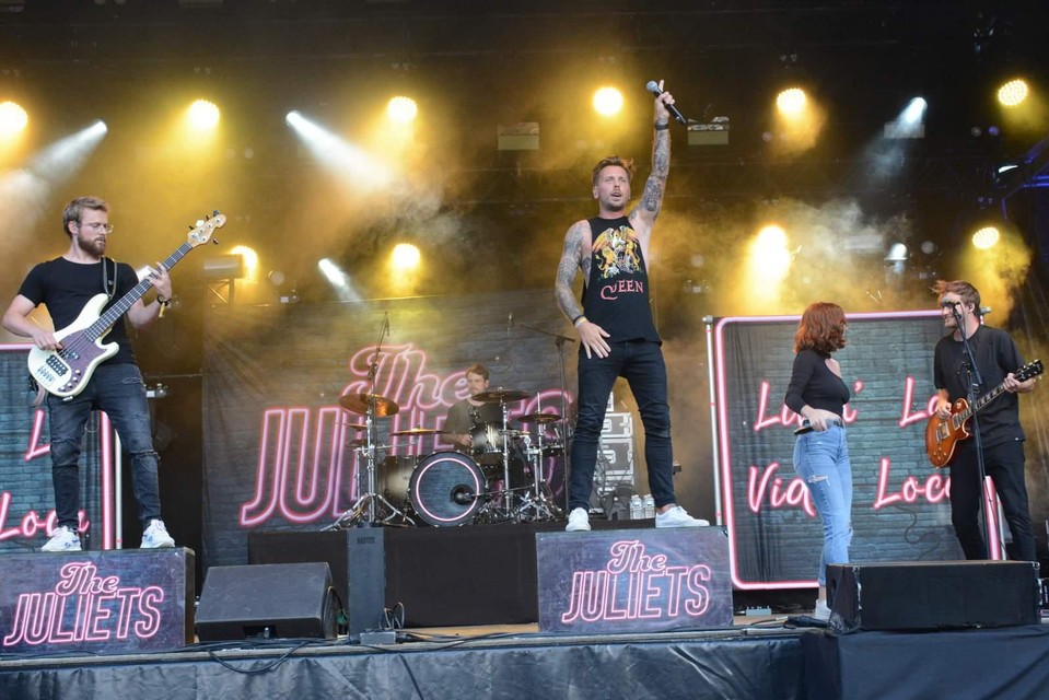 The Juliets onlangs op de Kanaalfeesten in Willebroek.