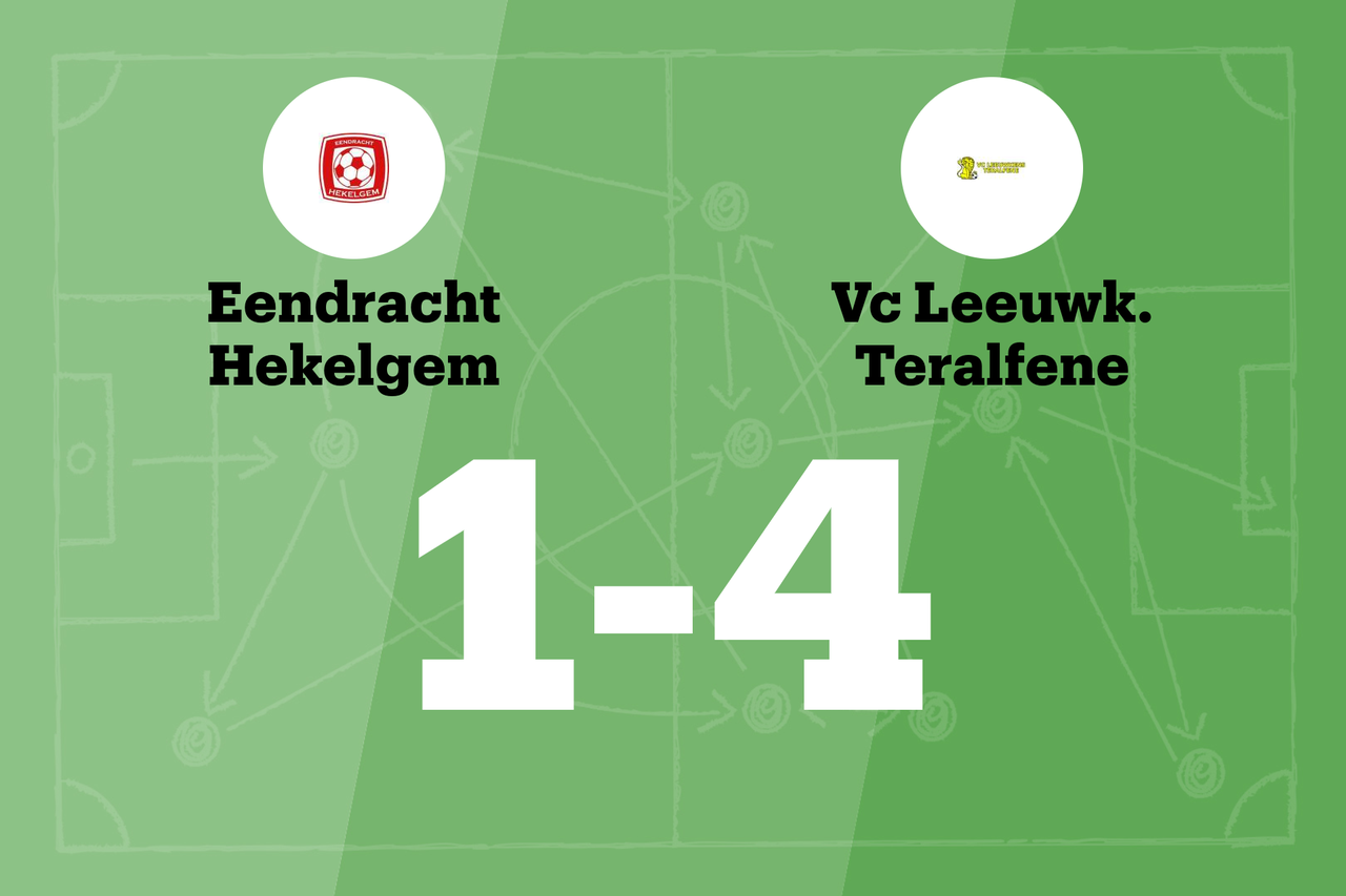 Eendracht Hekelgem B Blijft Verliezen Na Thuisnederlaag Tegen Leeuwkens ...