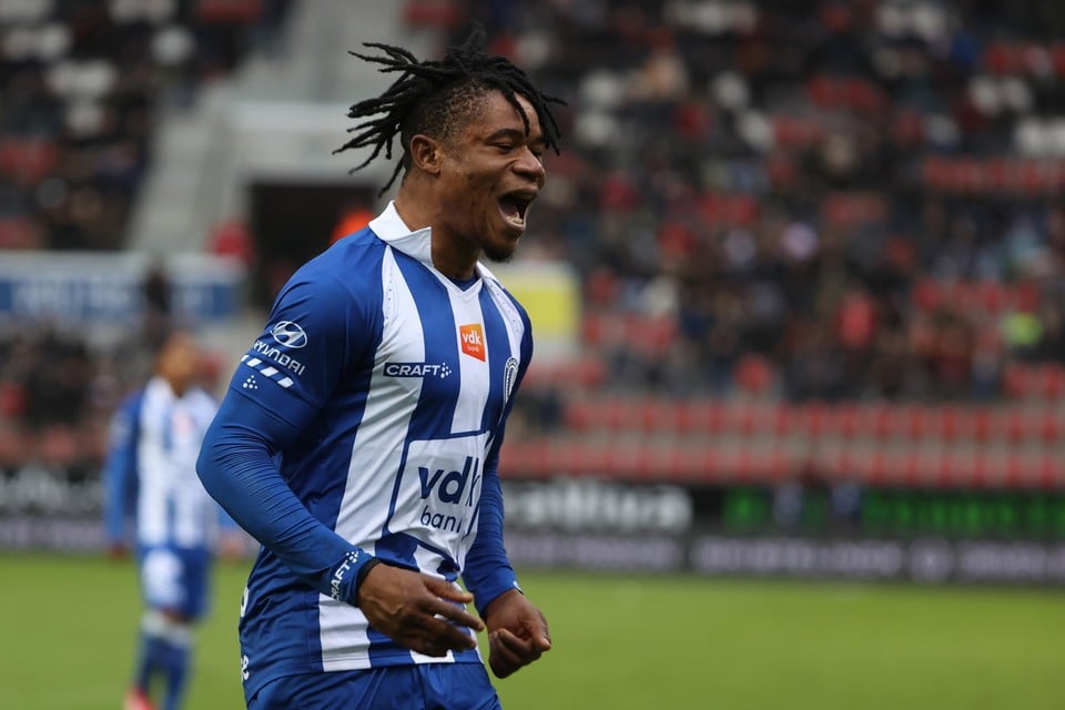 Gift Orban legde er tegen Zulte Waregem vier in het mandje.
