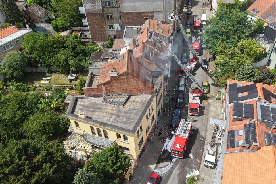 Two people slightly injured in a house fire in Ixelles (inland)