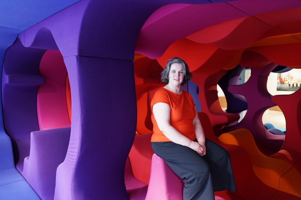 “Dit ontwerp van Verner Panton is de blikvanger van de expositie”, zegt Bie Luyssaert van het Design Museum.