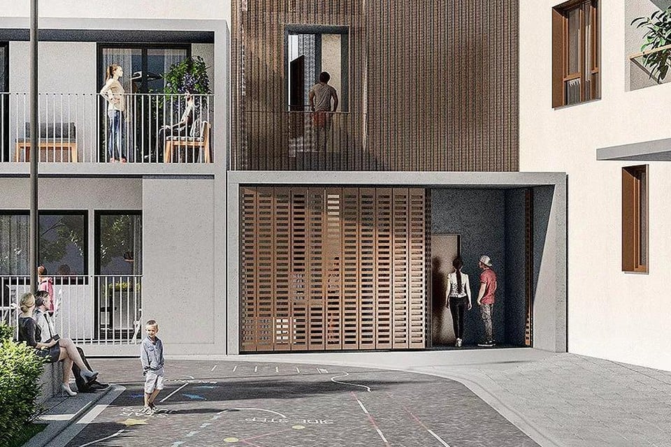 In elke appartement wordt een aangename leefomgeving gecreëerd.