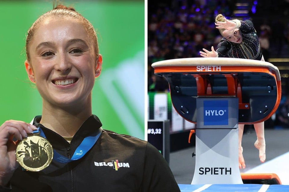 Nina Derwael schittert en pakt Europese titel op de brug met ongelijke  leggers, Lisa Vaelen verovert brons in sprongfinale | Het Nieuwsblad Mobile
