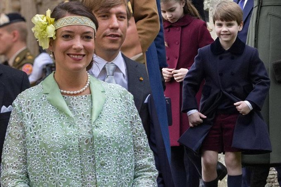 Prinses Alexandra en prins Louis 