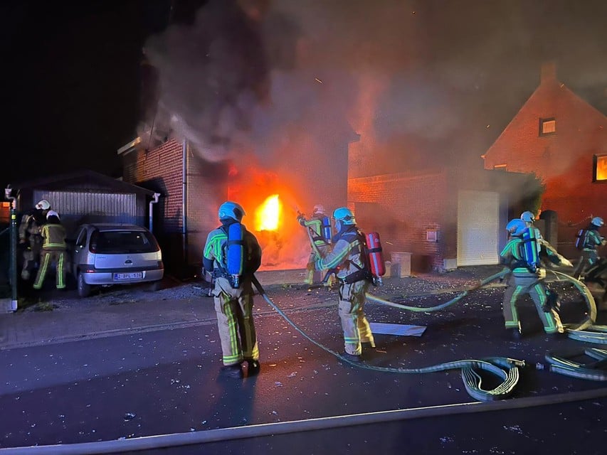 It was a blazing fire.