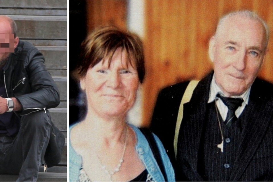 Marie-Claire Chapelle en François Waeterinckx werden in 2014 door Willy Molon (links) om het leven gebracht in hun rijwoning in Tienen. 