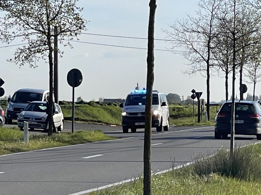 The place of the accident on April 23, 2024.