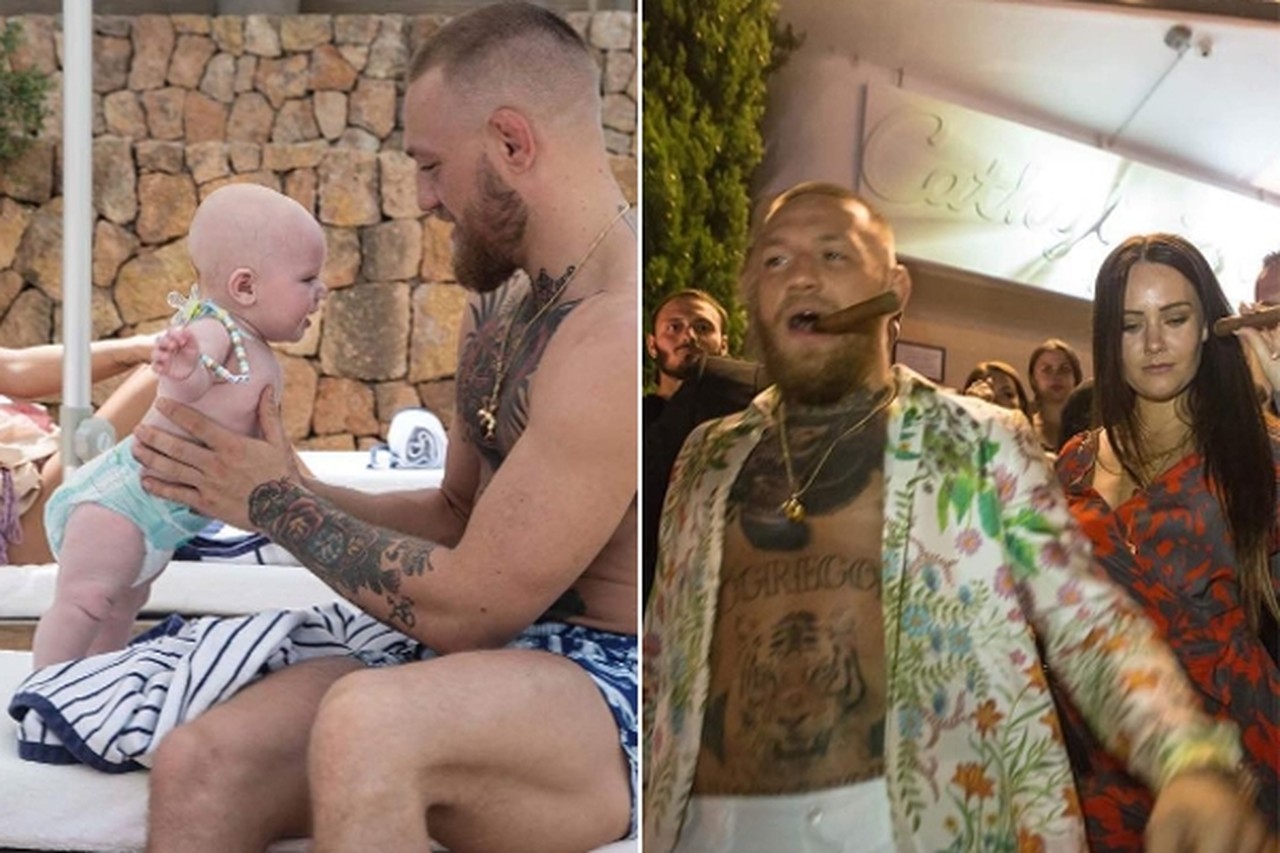 McGregor toont op vakantie zijn twee gezichten: stoere showman versus softe  familieman | Het Nieuwsblad Mobile