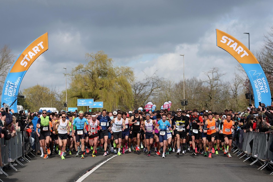 Bij de Marathon in Gent was er een massale opkomst. Ook op het EK Marathon verwachten ze veel lopers.