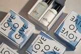 thumbnail: <P>Love to Gift-set van Marie-Stella-Maris, met hand body wash en een hand body lotion - 45 euro. www.senteursdailleurs.com</P>