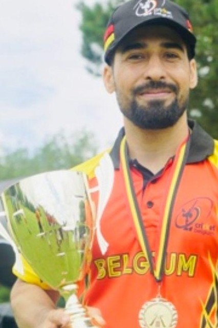 Abdul Rashid in his national team shirt. 