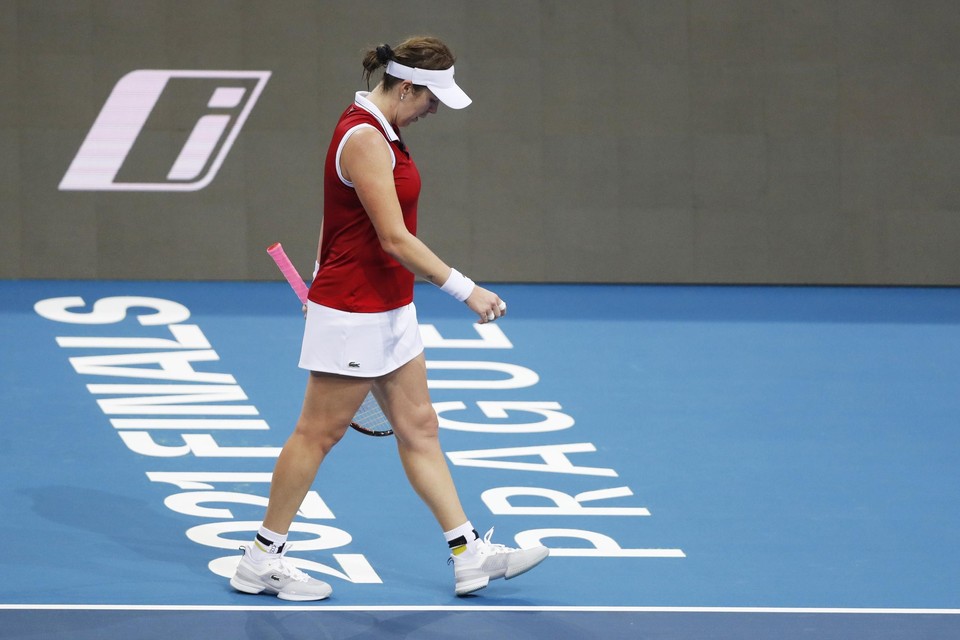Anastasia Pavlyuchenkova verloor haar partij van Danielle Collins, maar de Russische dames stootten toch door naar de finale.  