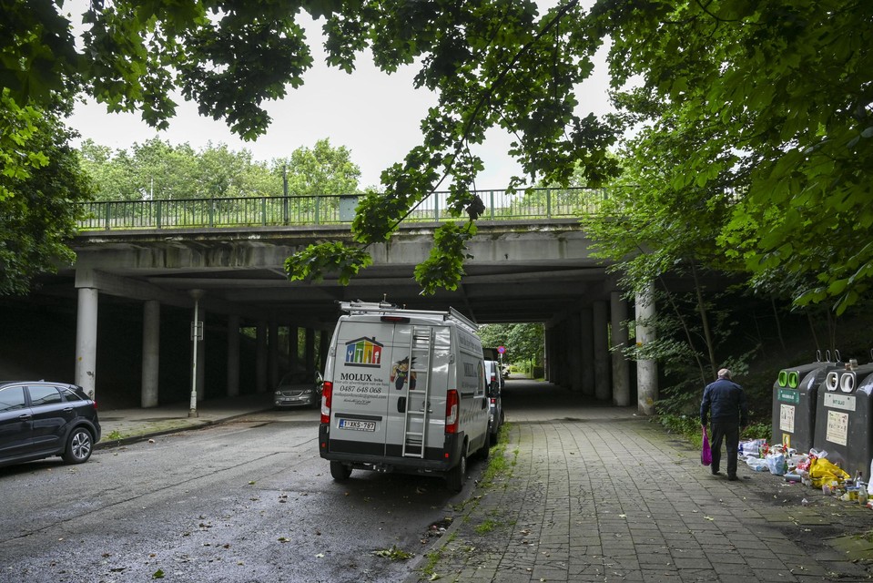 De probleembrug over de Cornelissenlaan.