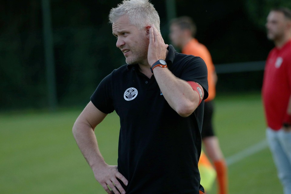 Geoffrey Barre gelooft nog in zijn spelers en een goede afloop.
