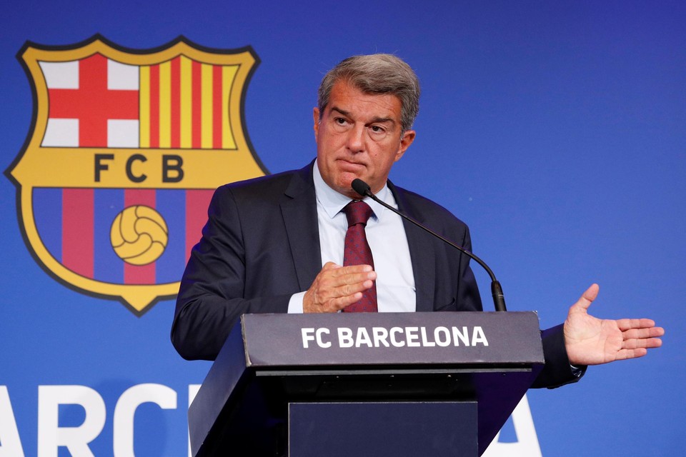 Barcelona president Joan Laporta.