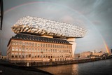 thumbnail: De regenboog was ook aan het Havenhuis goed te zien.