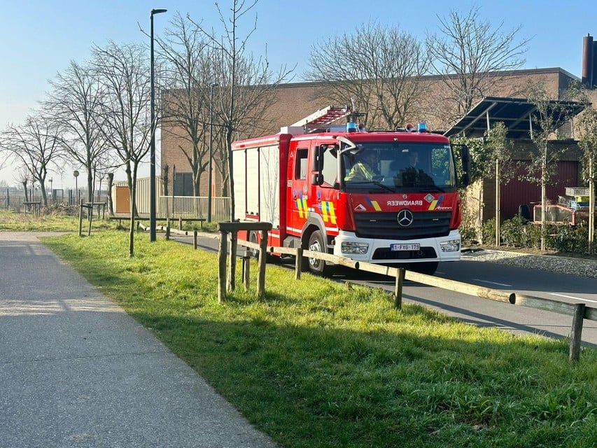The fire brigade also arrived on Sunday morning.