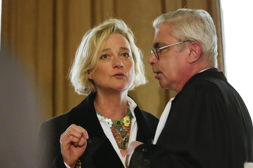Alain De Jonge met (toen nog) Delphine Boël in 2018. 