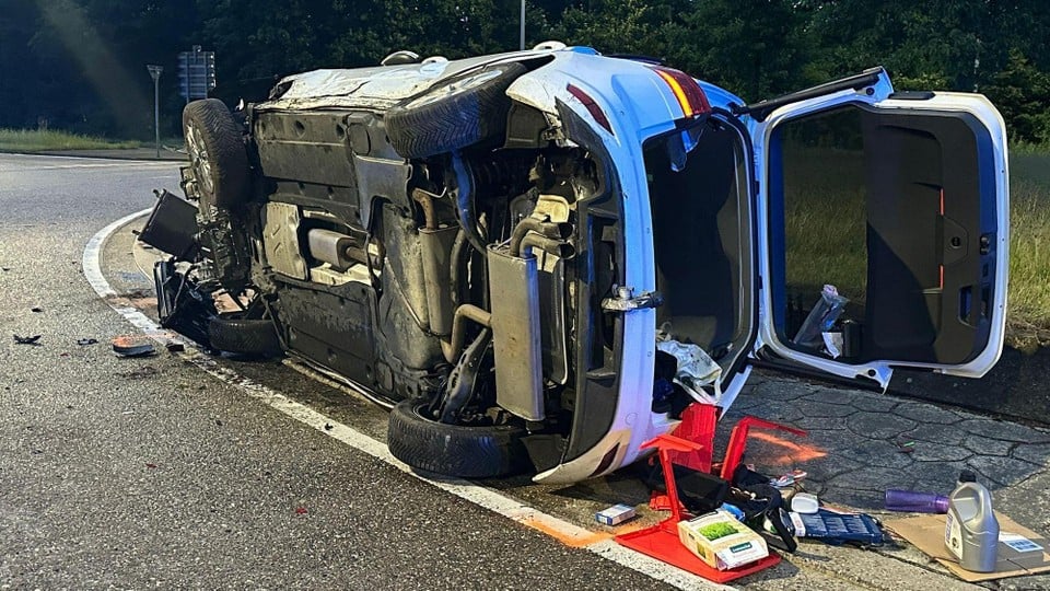 Accident with minors Oosterring Genk.